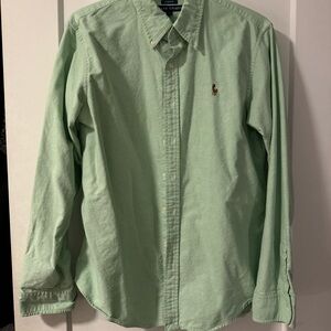 Ralph Lauren Kids Light Green Button Down Shirt
